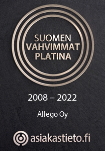 Suomen Vahvimmat Platina 2008-2020 Allego Oy