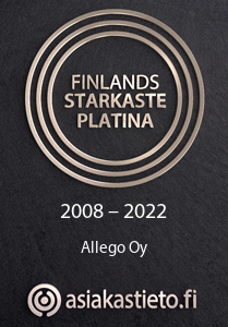 Finlands Starkaste Platina 2008-2020 Allego Oy